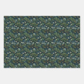 Gouden Holly en Winter gebladerte Inpakpapier Vel (Voorkant 2)