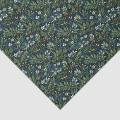 Gouden Holly en Winter gebladerte Tissuepapier (Detail)