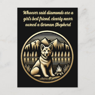 Gouden Hond bij het Kampvuur Briefkaart