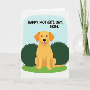 Gouden Hond Moederdag Moederkaart Kaart
