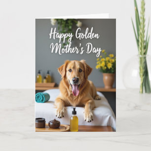 Gouden Hond Moederdag Spakaart Kaart