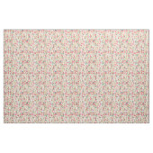 gouden hondehond  florals crème stof (Fat Quarter)