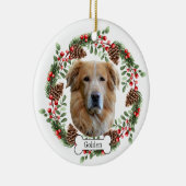 gouden hondehond keramisch ornament (Rechts)