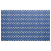 gouden honden royal blue stof (Yard (91,4 cm))