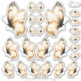 Gouden Honing Feeënwereld – 04 - 24 Vlinder Vellen Sticker