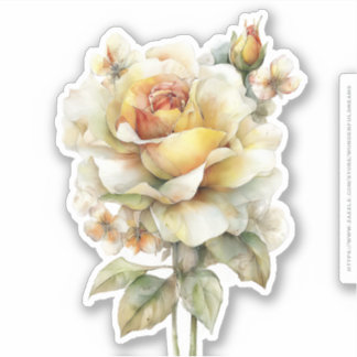Gouden Honing Feeënwereld – 04 Bloemen dragen Sti Sticker