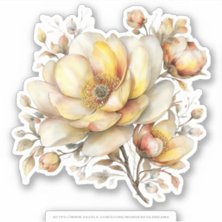 Gouden Honing Feeënwereld – 04 Bloemen dragen Sti Sticker