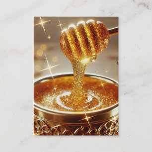 gouden honing Psalm 19:9-11 KJV Kaart Doos Visitekaartje