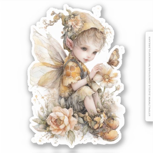 Gouden Honingfee Wereld – 2b De Ontwaaking Sticker (Voorkant)