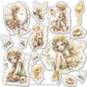 Gouden Honingfee Wereld – 3a De Ontwaaking Sticker (Voorkant)