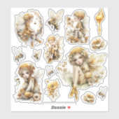 Gouden Honingfee Wereld – 3a De Ontwaaking Sticker (Vel)