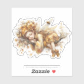 Gouden Honingfeeënwereld - 2a De slapende feeën Sticker (Vel)
