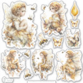 Gouden Honingfeeënwereld – 3b De Ontwaaking Sticker (Voorkant)