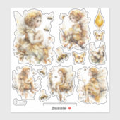 Gouden Honingfeeënwereld – 3b De Ontwaaking Sticker (Vel)