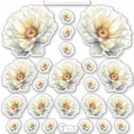 Gouden Honingfeeënwereld – 4a - Bloemenvel  Sticker
