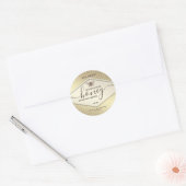  Gouden Honingkam Honingpotje Label (Envelop)