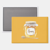 Gouden honingpot voeding magneet (Voorkant / Achterkant)