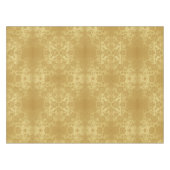 Gouden Honingraat Bloemen Floral Elegant Diner Tafelkleed (Voorkant (Horizontaal))