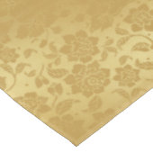 Gouden Honingraat Bloemen Floral Elegant Diner Tafelkleed (Gekanteld)