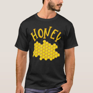 Gouden Honingraat Honing En Imker T-shirt