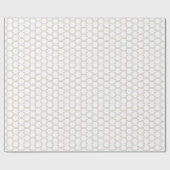 Gouden Honingraat Outline Beekeeper Wrapping Paper Cadeaupapier (Vlak)