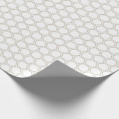 Gouden Honingraat Outline Beekeeper Wrapping Paper Cadeaupapier (Hoek)