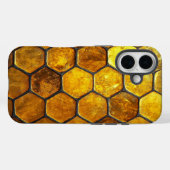 Gouden Honingraat Telefoonhoes Case-Mate iPhone Case (Achterkant (horizontaal))