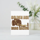 gouden hoogspanningsdrager briefkaart (Staand voorkant)