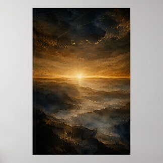 Gouden Horizon — Aurema (Portret) Poster