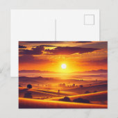 gouden horizon briefkaart (Voorkant / Achterkant)