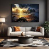 Gouden Horizon Canvas Afdruk