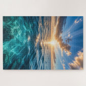 Gouden Horizon Oceaan Puzzel (Horizontaal)