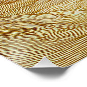 Gouden Horizon Perfect Poster (Hoek)