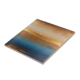 Gouden horizon tegeltje