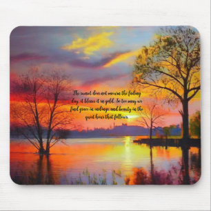 Gouden Horizon Zonsondergang Muismat