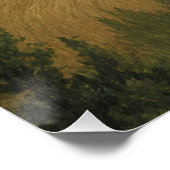 Gouden Horizonpad Perfect Poster (Hoek)