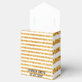 Gouden Horizontale Glitter Boho Populaire Collecti Bedankdoosjes (Geopend)