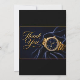 Gouden Horloge Bedankkaart | Pensioen Tribut