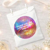 Gouden Hot Pink Disco Ball Verjaardagsfeest Dank u Bedankzakje (Geknipt)