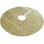 Gouden Houten Glitter Textuur Achtergrond Kerstboom Rok (Gekanteld)