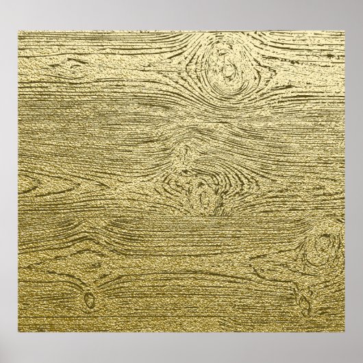 Gouden Houten Glitter Textuur Achtergrond Poster (Voorkant)