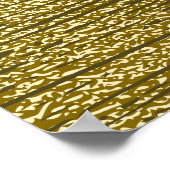 Gouden Houten Glitter Textuur Achtergrond Poster (Hoek)