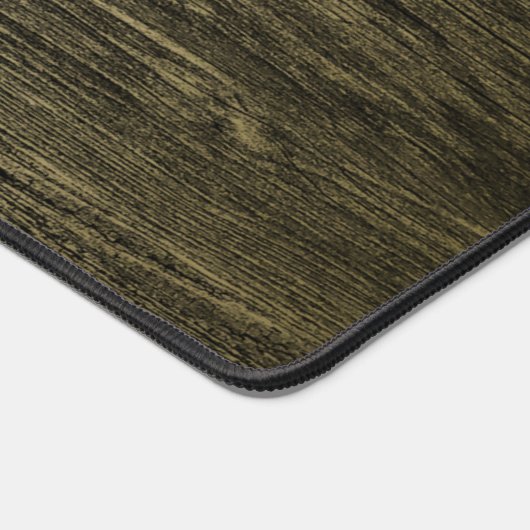 Gouden houtnerf bureaumat (Hoek)