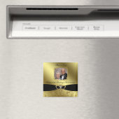 Gouden Huwelijksjubileum Foto Magneet (Insitu (Vaatwasser))