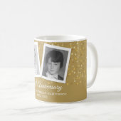 Gouden Huwelijksjubileum Foto's uit Kindertijd Koffiemok (Voorkant rechts)