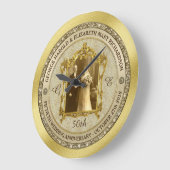 Gouden Huwelijksjubileum Klassieke Fotolijst Grote Klok (Hoek)