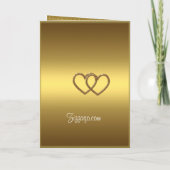 Gouden Huwelijksprogramma Programma (Achterkant)