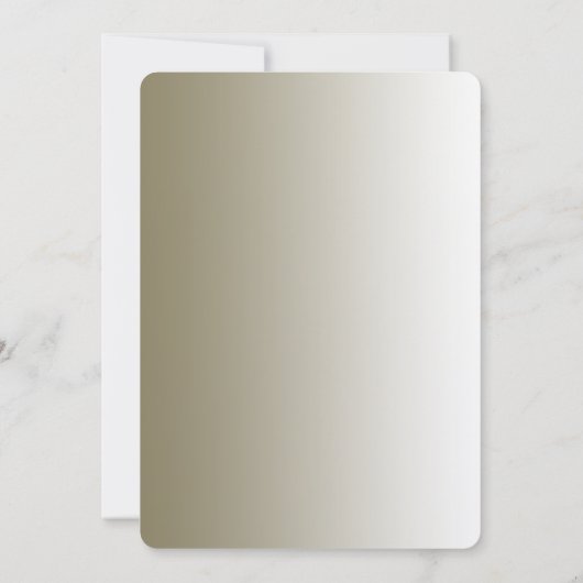 gouden huwelijksuitnodiging kaart (Achterkant)