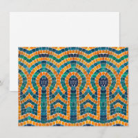 GOUDEN ICONEN MOZAÏEK 4.5x6.25 Platte Kaart