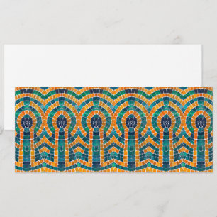 GOUDEN ICONEN MOZAÏEK 4x9.25 Platte Kaart